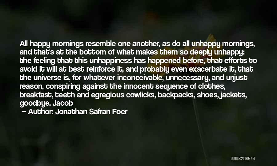 Backpacks Quotes By Jonathan Safran Foer