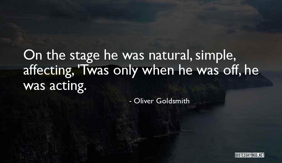 Backspin Magazine Quotes By Oliver Goldsmith Backspin Magazine Quotes By Oliver Goldsmith
