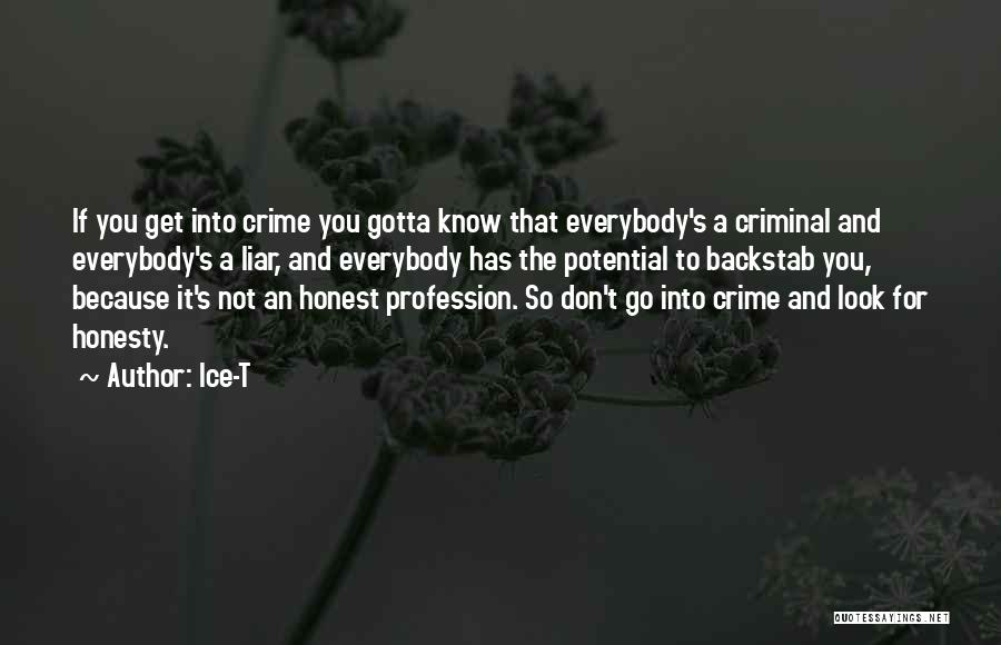 Backstab Quotes By Ice-T