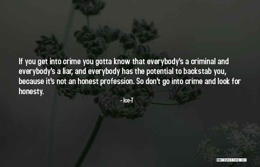 Backstab Quotes By Ice-T