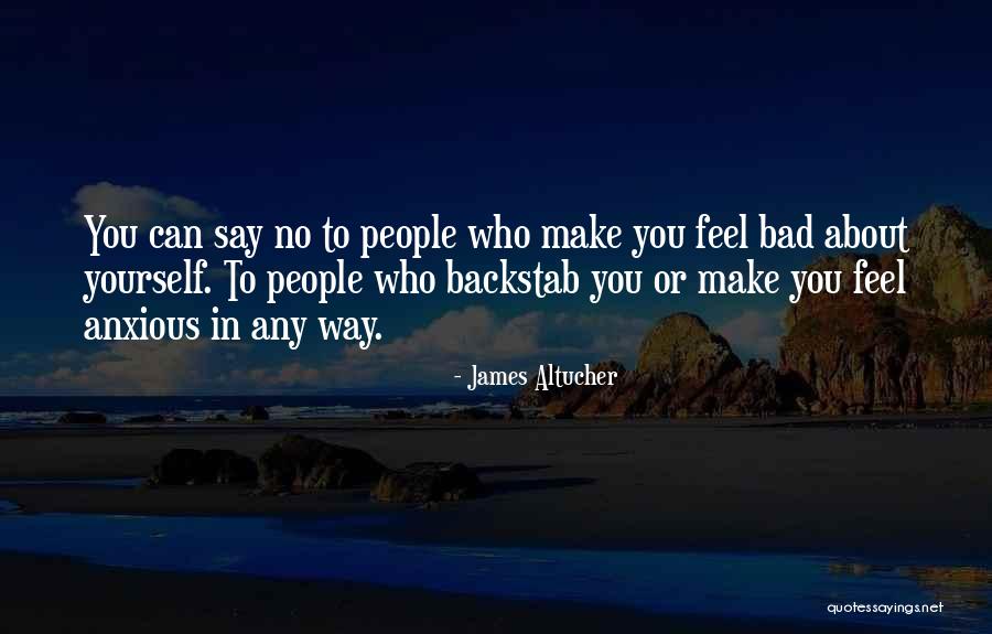 Backstab Quotes By James Altucher