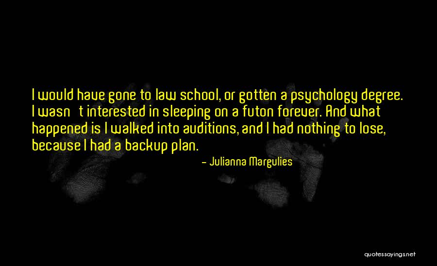 Backup Plan Quotes By Julianna Margulies