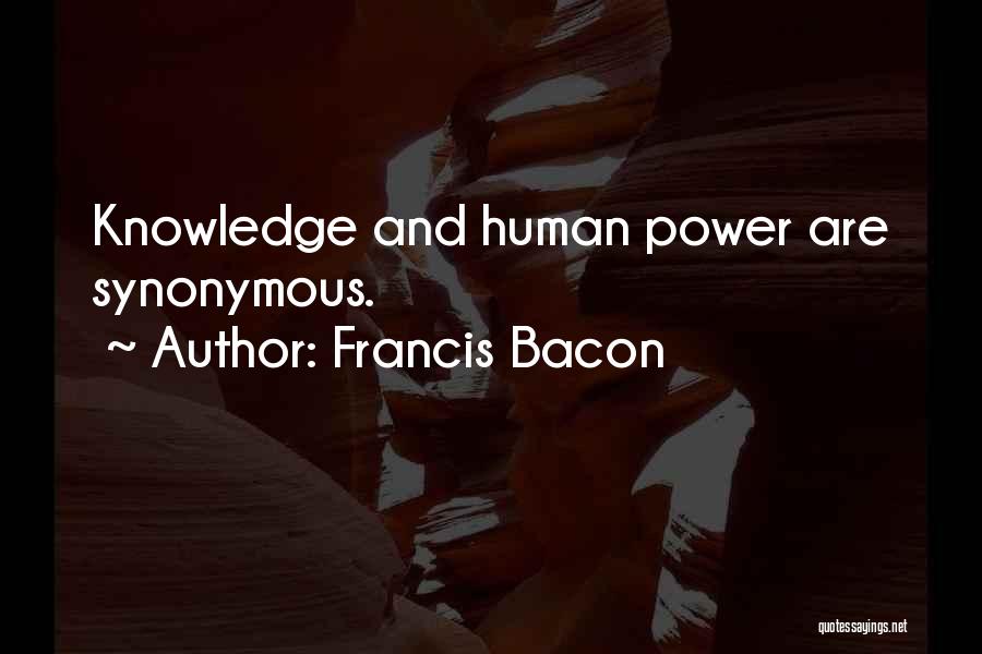 Bacon Quotes By Francis Bacon