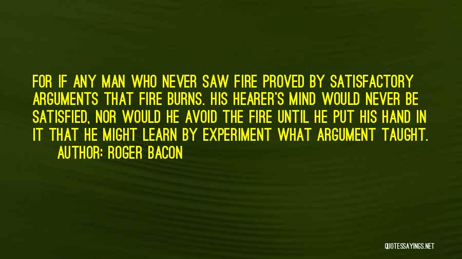 Bacon's Quotes By Roger Bacon