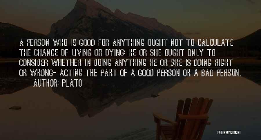 Bad Acting Quotes By Plato