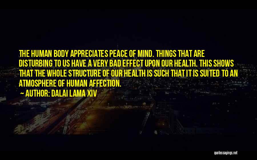 Bad Atmosphere Quotes By Dalai Lama XIV