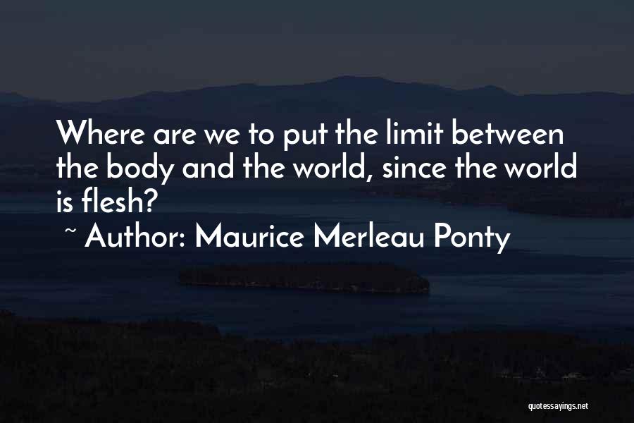 Bad Babysitter Quotes By Maurice Merleau Ponty