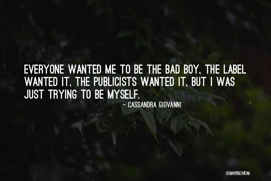 Bad Boy In Love Quotes By Cassandra Giovanni