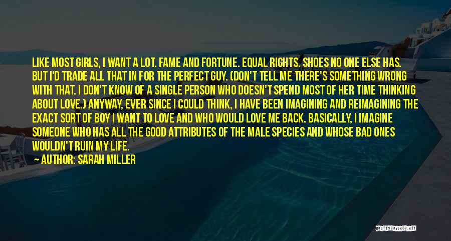 Bad Boy In Love Quotes By Sarah Miller