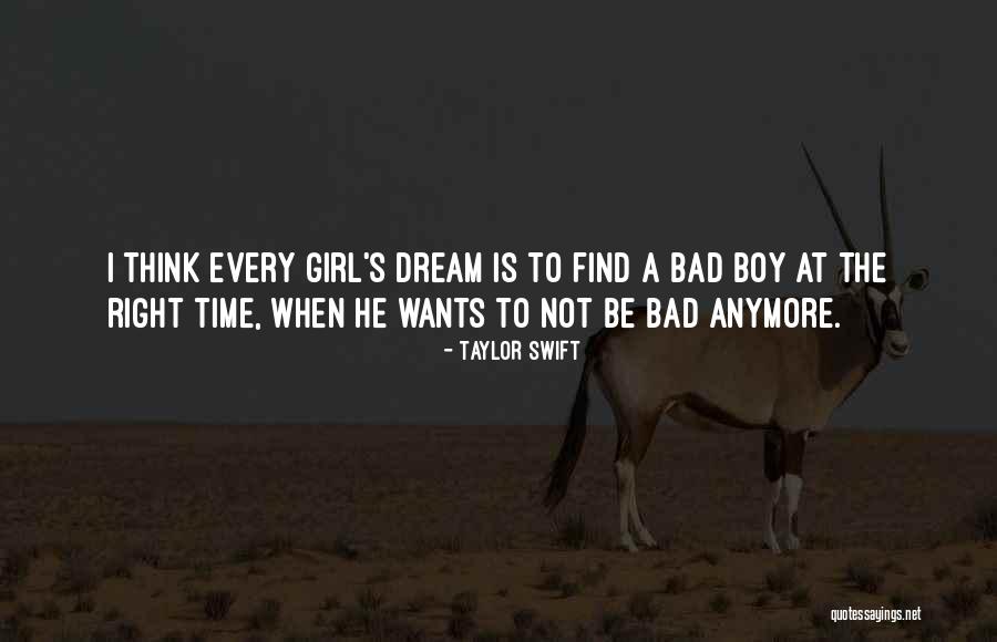 Bad Boy In Love Quotes By Taylor Swift