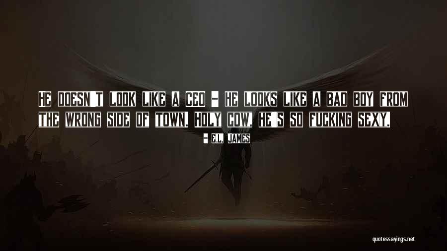 Bad Ceo Quotes By E.L. James Bad Ceo Quotes By E.L. James