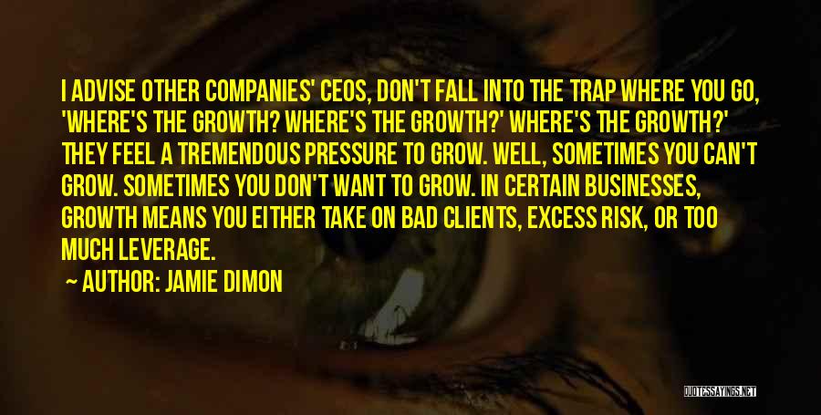 Bad Clients Quotes By Jamie Dimon