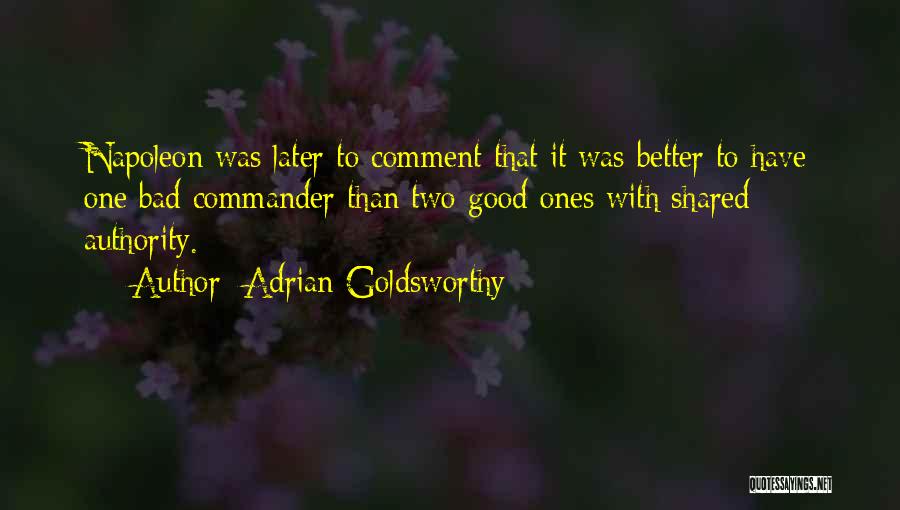Bad Comment Quotes By Adrian Goldsworthy