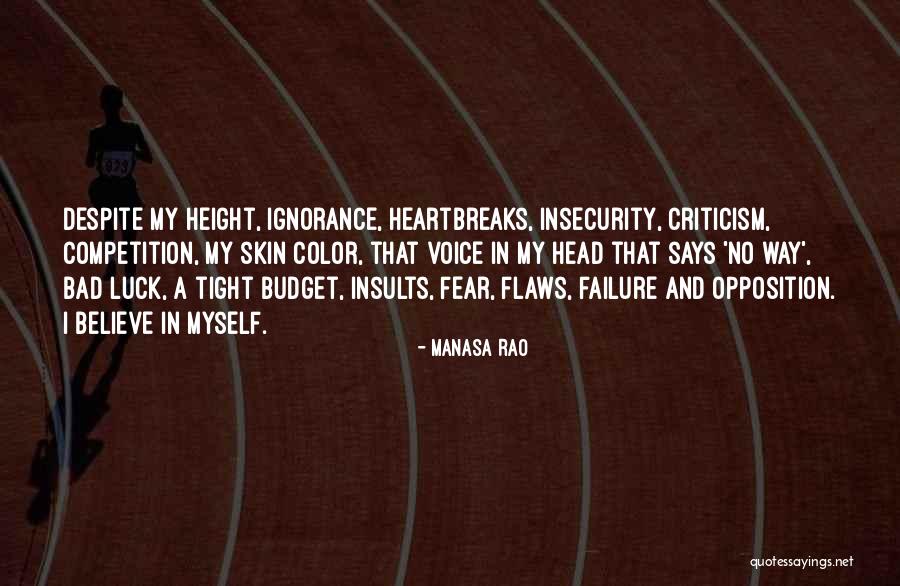 Bad Competition Quotes By Manasa Rao Bad Competition Quotes By Manasa Rao