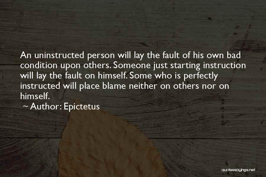 Bad Condition Quotes By Epictetus