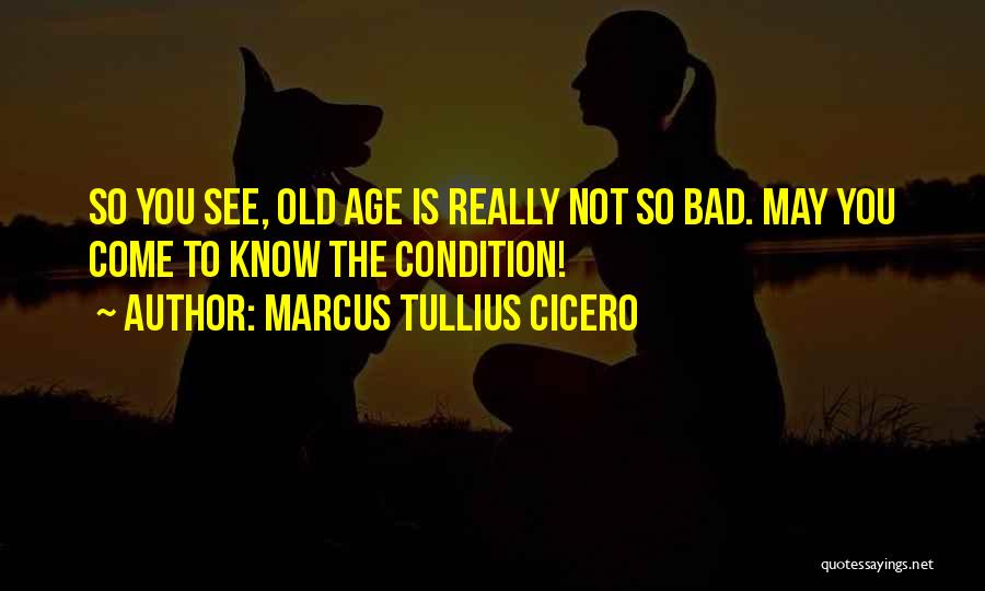 Bad Condition Quotes By Marcus Tullius Cicero
