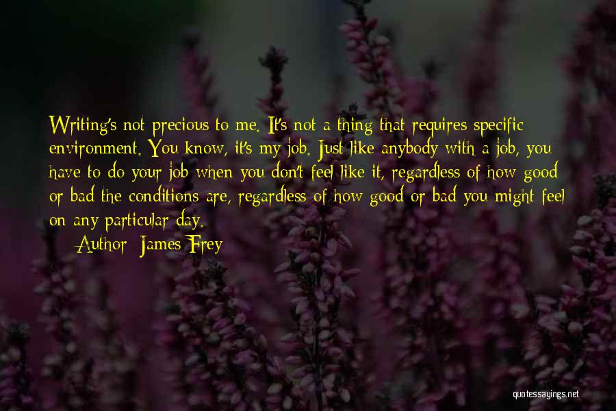 Bad Conditions Quotes By James Frey