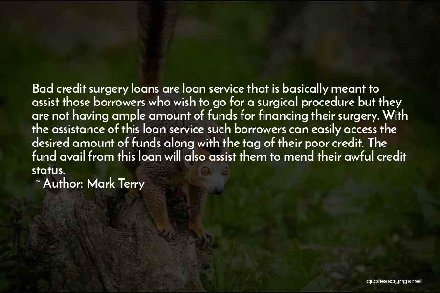 Bad Credit Loan Quotes By Mark Terry