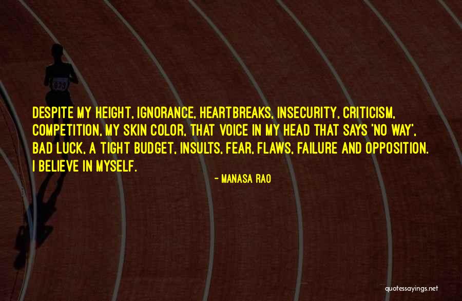 Bad Criticism Quotes By Manasa Rao Bad Criticism Quotes By Manasa Rao