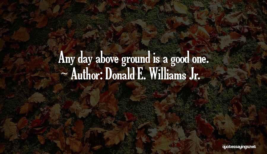 Bad Day Good Life Quotes By Donald E. Williams Jr.