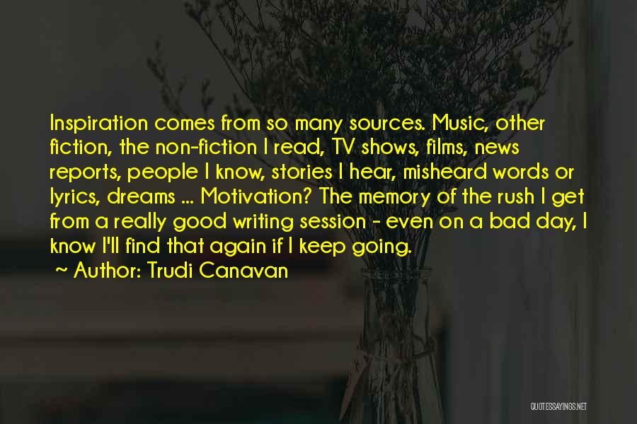 Bad Day Music Quotes By Trudi Canavan