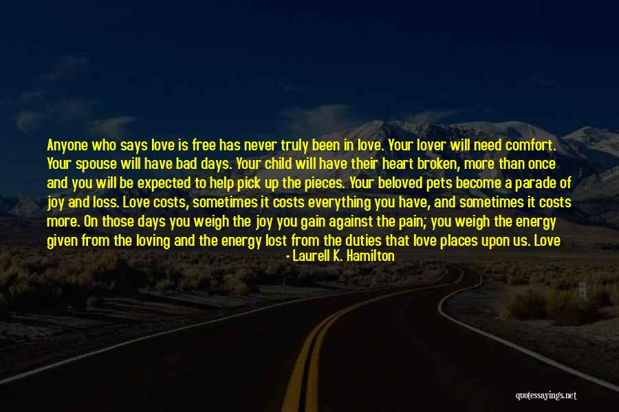 Bad Days In Love Quotes By Laurell K. Hamilton