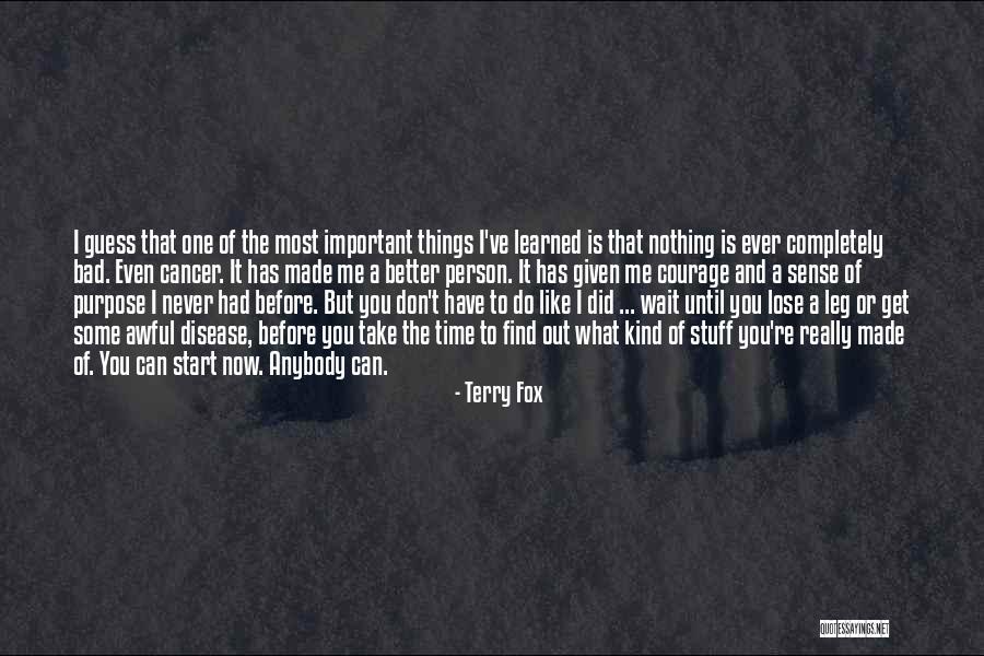 Bad Disease Quotes By Terry Fox Bad Disease Quotes By Terry Fox