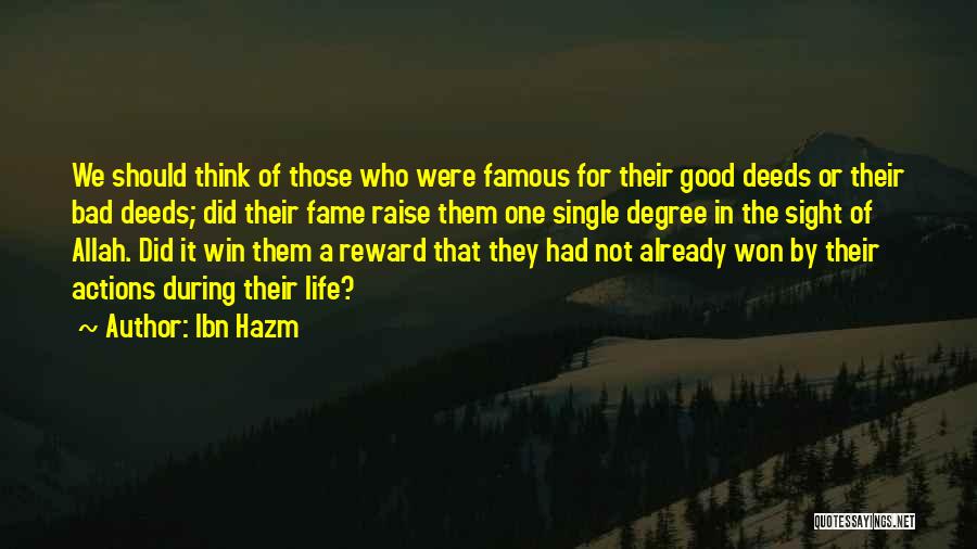 Bad Famous Quotes By Ibn Hazm