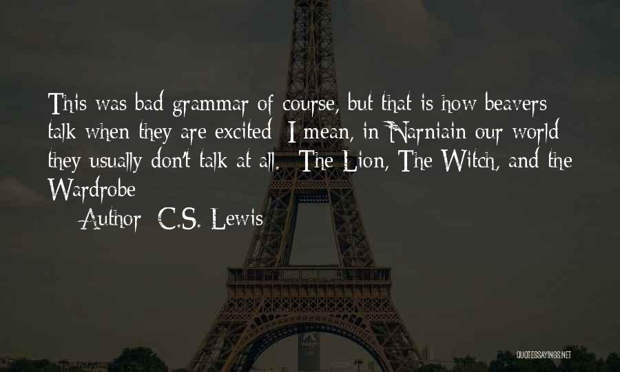 Bad Grammar Quotes By C.S. Lewis