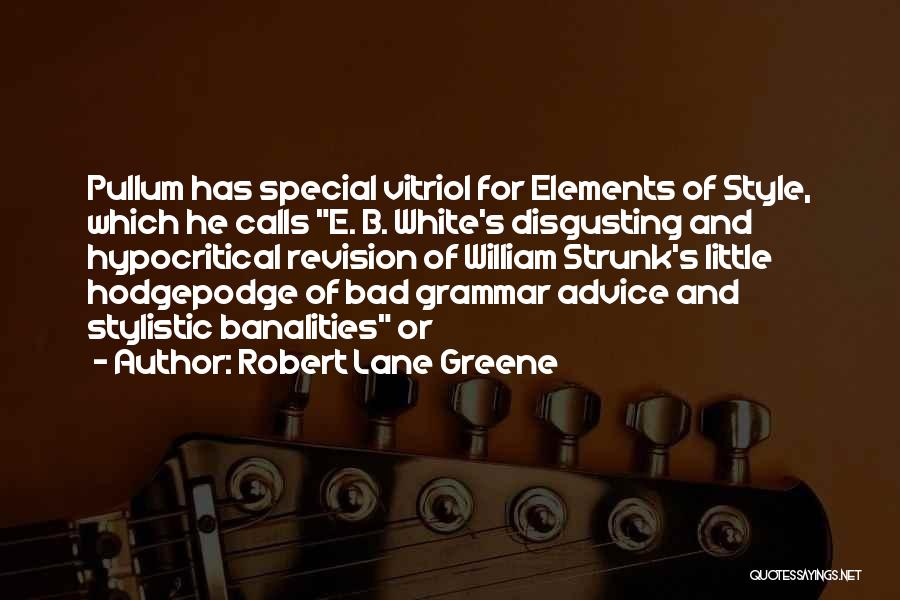 Bad Grammar Quotes By Robert Lane Greene