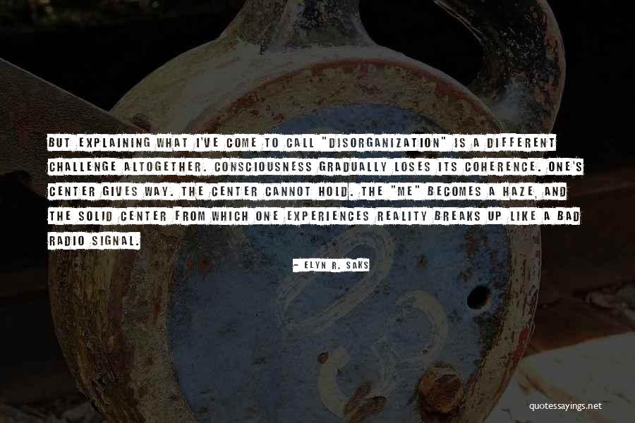 Bad Haze Quotes By Elyn R. Saks Bad Haze Quotes By Elyn R. Saks