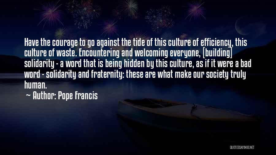 Bad Human Being Quotes By Pope Francis