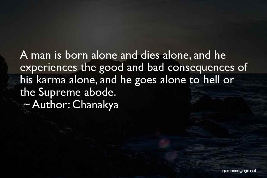 Bad Karma Quotes By Chanakya