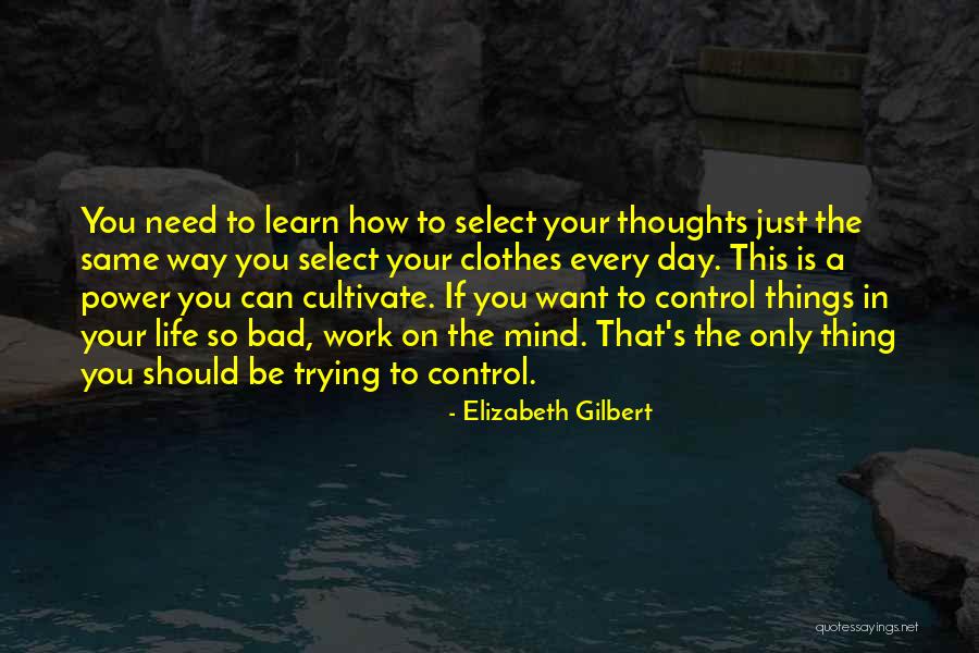 Bad Life Quotes By Elizabeth Gilbert