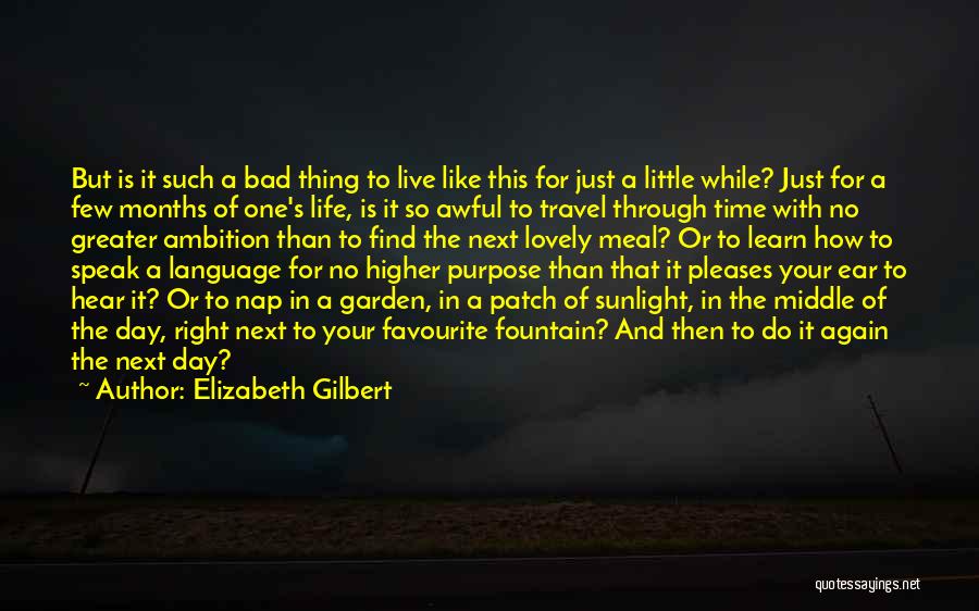 Bad Love Day Quotes By Elizabeth Gilbert