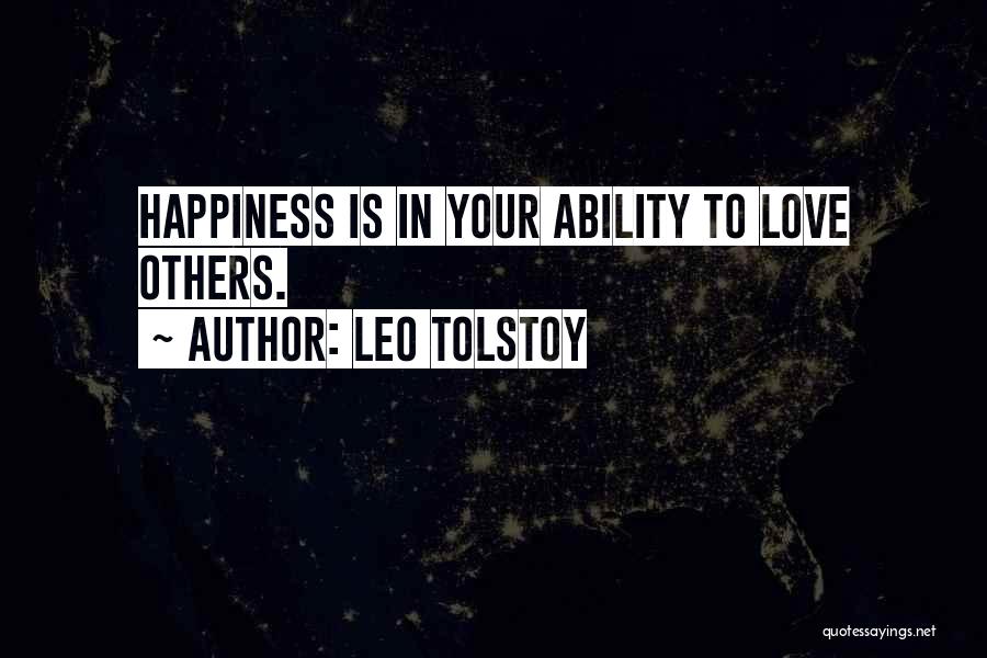 Bad Love Day Quotes By Leo Tolstoy