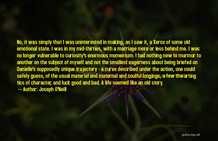Bad Luck And Love Quotes By Joseph O'Neill