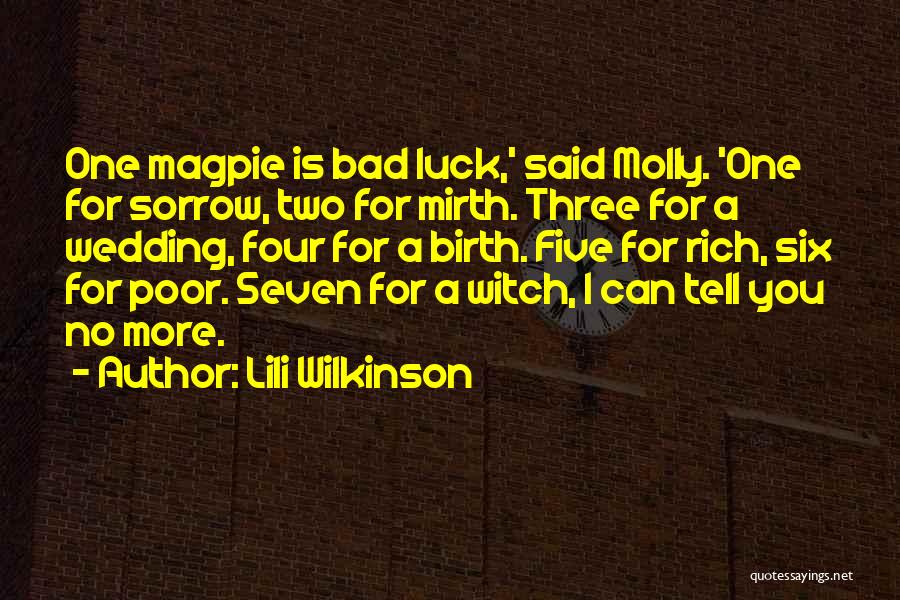 Bad Luck Quotes By Lili Wilkinson