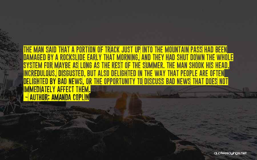 Bad Man Quotes By Amanda Coplin