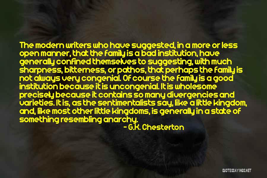 Bad Manner Quotes By G.K. Chesterton