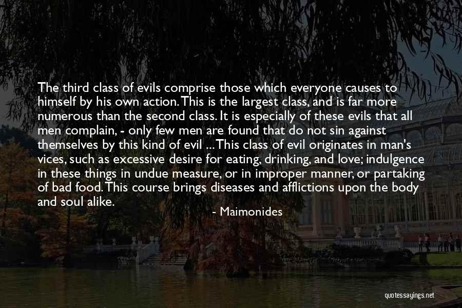 Bad Manner Quotes By Maimonides Bad Manner Quotes By Maimonides