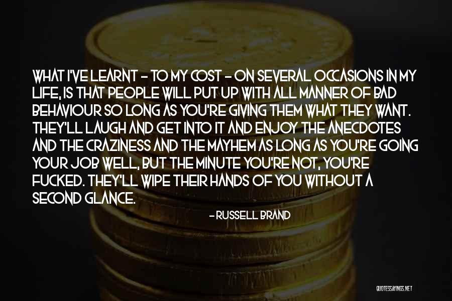 Bad Manner Quotes By Russell Brand Bad Manner Quotes By Russell Brand