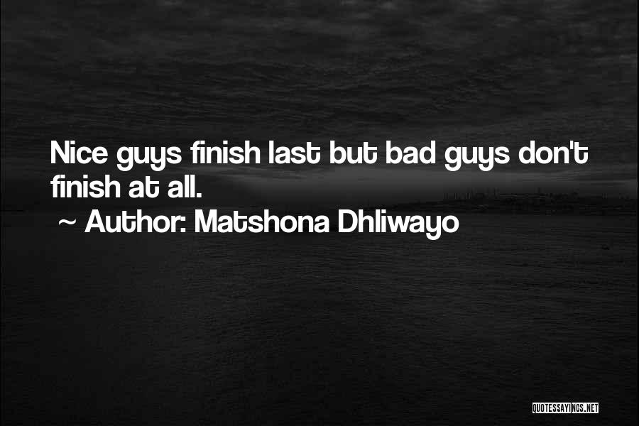 Bad Marriage Life Quotes By Matshona Dhliwayo