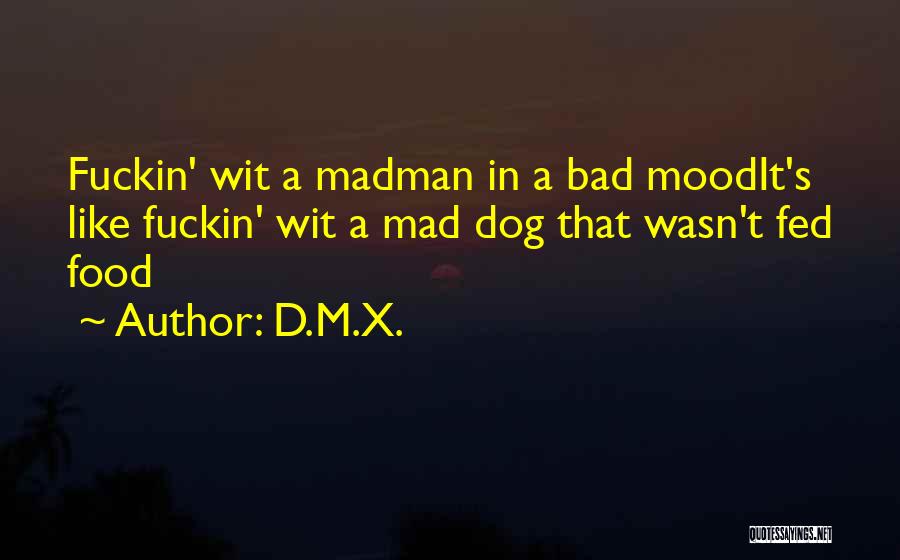 Bad Mood Quotes By D.M.X.