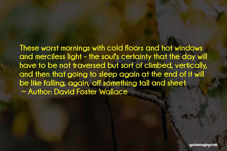 Bad Mornings Quotes By David Foster Wallace