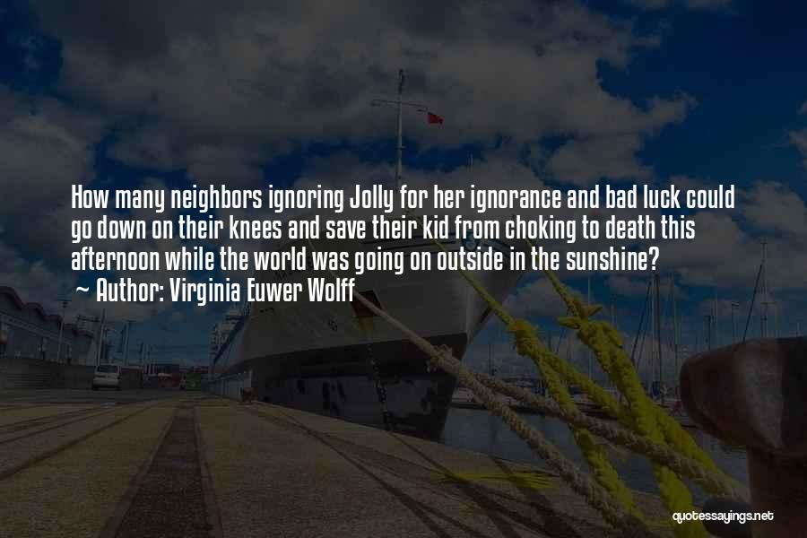 Bad Neighbors Quotes By Virginia Euwer Wolff