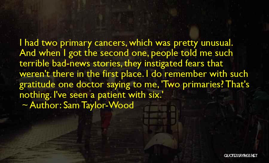 Bad News Quotes By Sam Taylor-Wood