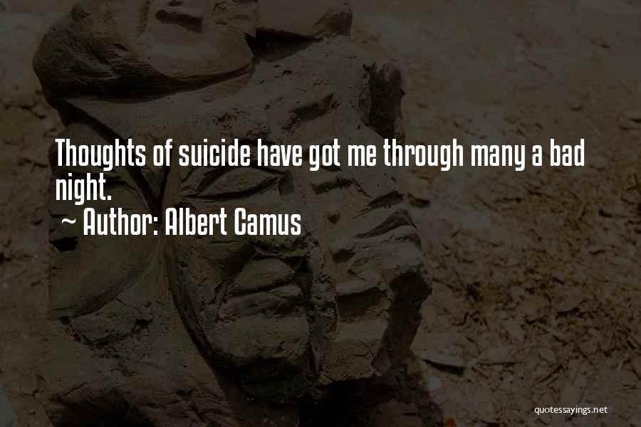 Bad Night Quotes By Albert Camus