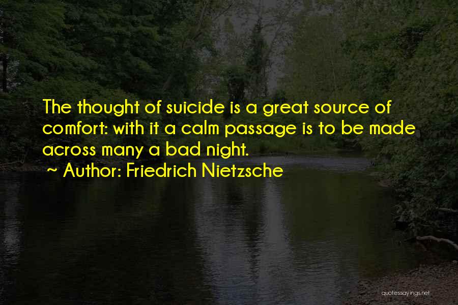 Bad Night Quotes By Friedrich Nietzsche