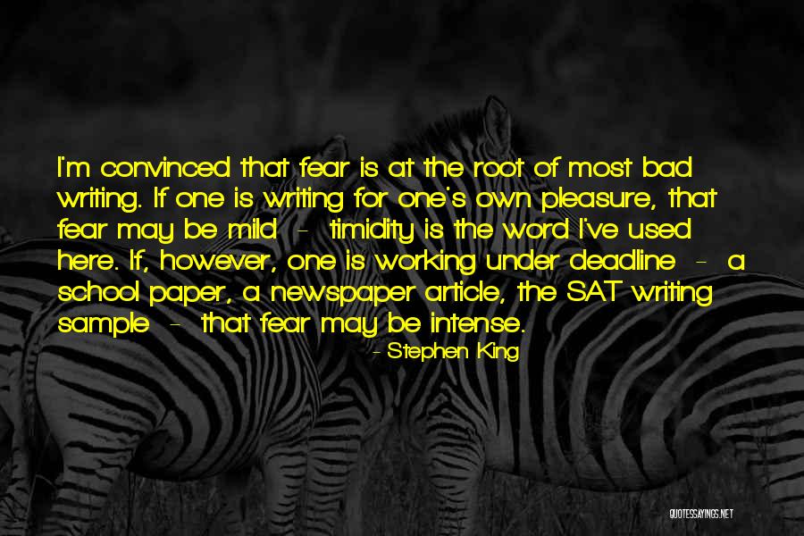 Bad Paper Quotes By Stephen King Bad Paper Quotes By Stephen King